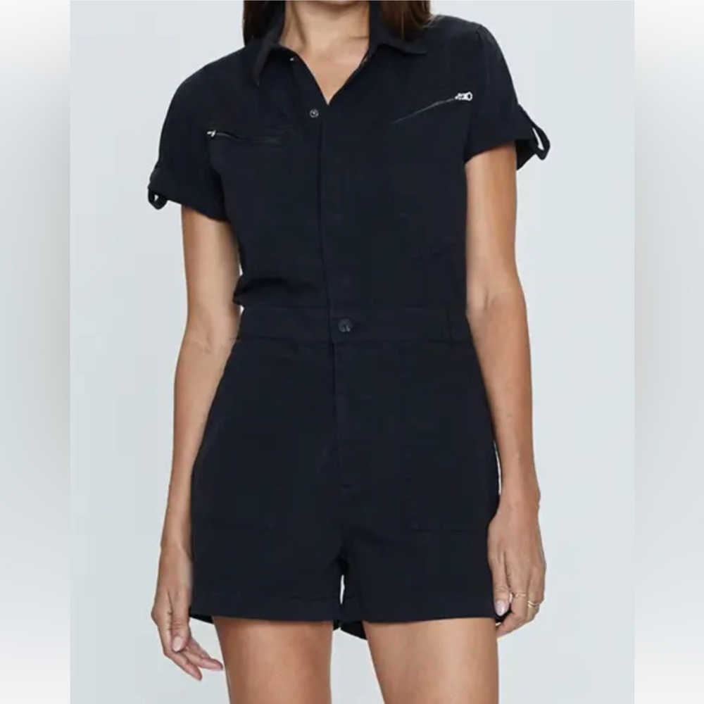 Pistola Black Short Sleeve Romper